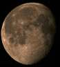 Der Mond am 31.1.2002 im Alter von 18,2 Tagen