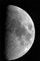 Mond am 23.11.01 - Mondalter 8 Tage - Webcammosaik mit 3" Zeiss Refraktor - sehr schlechtes Seeing